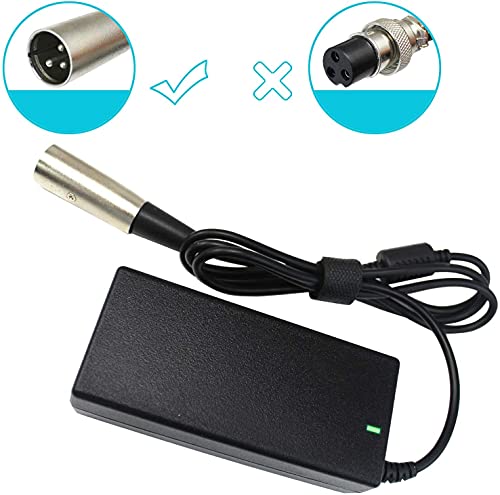 24V 2A Electronic Scooter Battery Charger for Go-Go Elite Traveller SC40E/SC44E, Jazzy Power Chair,Schwinn S300 S350 S400 S500 S650,Pride Hoveround Mobility,Ezip 400 500 650 750 900 Mountain Trailz from KUANTEN LTD