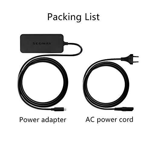 Segway Ninebot Battery Charger for ES2/ES4/E22/ES1L Electric Kick Scooter, 42V 1.7A Power Supply Cord, Multiple Security Protection, UL& CE Certified , Black from Segway-Ninebot