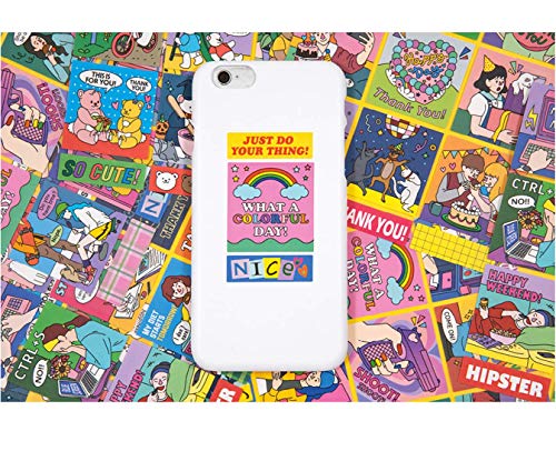 Cute Essential Kawaii Aesthetic Stationery Sticker Pack - 12 Sheets (158 Stickers) - for Planners, journals, scrapbooks, Gifts, Kpop photocards, polcos, Non-Removable from Ardium