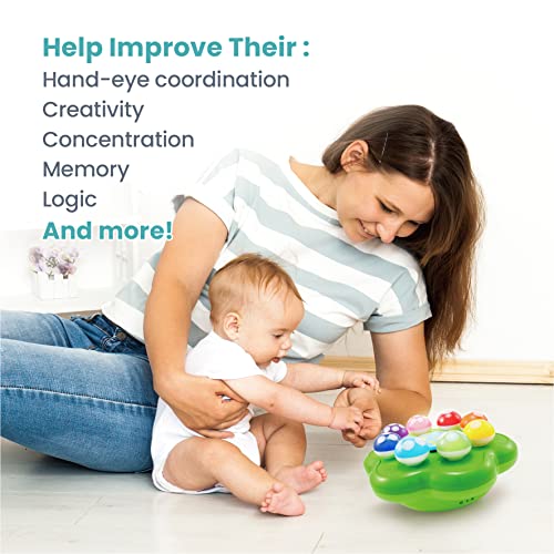 BEST LEARNING Mushroom Garden - Interactive Educational Light-Up Toddler Toys for 1 to 3 Years Old Infants & Toddlers - Colors, Numbers, Games & Music for Kids from Best Learning Materials Corp.