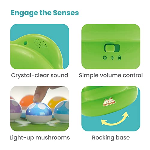 BEST LEARNING Mushroom Garden - Interactive Educational Light-Up Toddler Toys for 1 to 3 Years Old Infants & Toddlers - Colors, Numbers, Games & Music for Kids from Best Learning Materials Corp.