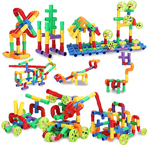 STEM Building Blocks Toy for Kids, Educational Toddlers Toddler Toy Kit, Constructions Toys for 3 4 5 6 7 8 Years Age Boys and Girls â Creativity Kids Toys from KAKATIMES