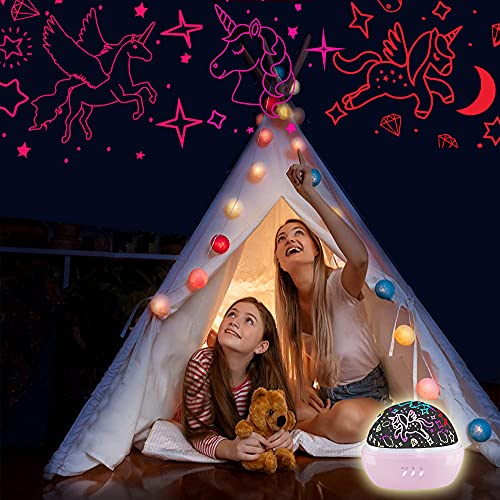 See&Spell Educational Toys for 3-8 Year Old Girls,2 in 1 Matching Letter Game Projection Kids Toys,Chirstmas Xmax Birthday Gifts Presents for Toddlers Toys,Baby Boys Girls Gifts Age 3-8 from HONGID