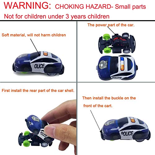 Pull Back Vehicles,30 Pack Friction Powered Pull Back Car Toys, Vehicles and Racing cars Mini Car Toy For Kids Toddlers Boys,Pull Back and Go Car Toy.. by SINYUM