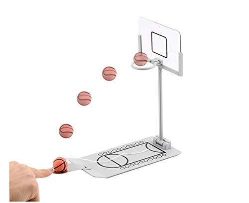 Avtion Basketball Game, Mini Desktop Tabletop Portable Travel or Office Game Set for Indoor/Outdoor, Fun Sports Novelty Toy or Gag Gift Idea by Avtion
