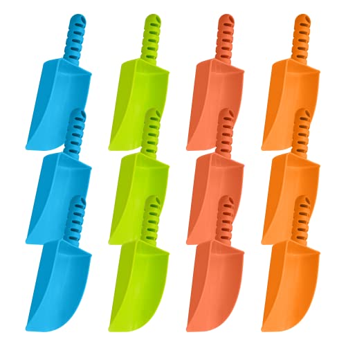 4E's Novelty 12 Pack Sand Shovel for Kids Bulk, Heavy Duty Plastic Beach Shovels - Great for Party Favors, Group Acitivity, Digging & Gardening Shovel, Sandbox Toys from 4E's Novelty