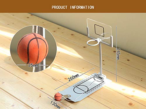 Avtion Basketball Game, Mini Desktop Tabletop Portable Travel or Office Game Set for Indoor/Outdoor, Fun Sports Novelty Toy or Gag Gift Idea by Avtion