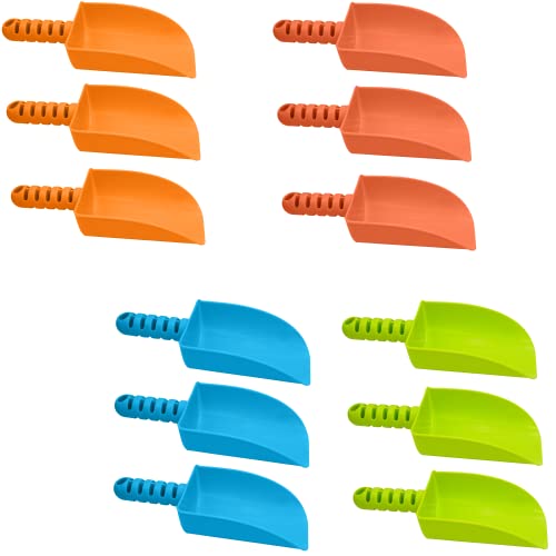 4E's Novelty 12 Pack Sand Shovel for Kids Bulk, Heavy Duty Plastic Beach Shovels - Great for Party Favors, Group Acitivity, Digging & Gardening Shovel, Sandbox Toys from 4E's Novelty