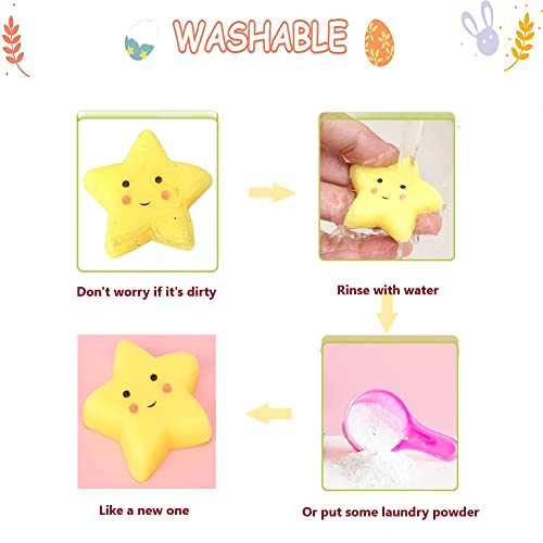 30 Pcs Mochi Squishy Prefilled Easter Eggs, Mini Animal Novelty Stress Relief Toys for Easter Eggs Hunt, Easter Basket Stuffer, Party Favors, Classroom Prizes for Kids from Acekid Store