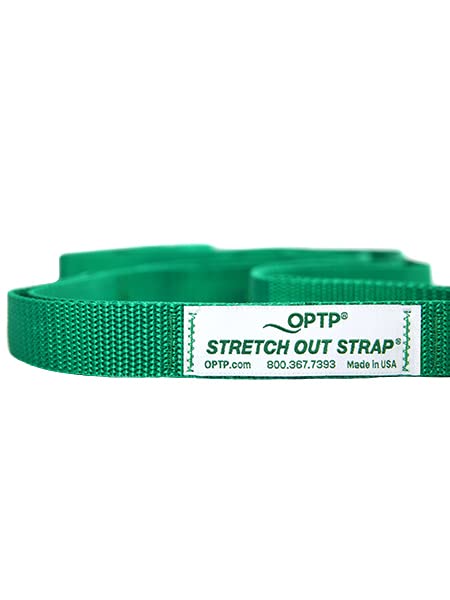 OPTP Stretch Out Strap with Stretching Exercise Poster by OPTP