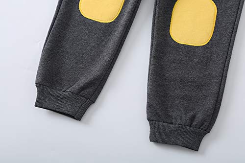 Toddler Baby Boy Clothing Sets Little Dinosaur Printed Long Sleeve Tops and Pants Kids 2pcs Outfits (1-Yellow, 2-3T) by 