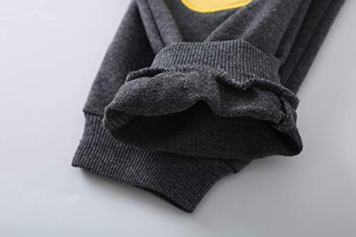 Toddler Baby Boy Clothing Sets Little Dinosaur Printed Long Sleeve Tops and Pants Kids 2pcs Outfits (1-Yellow, 2-3T) by 