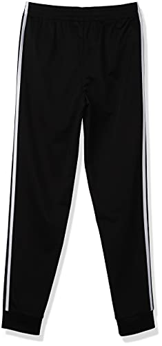 adidas Boys' Big Tricot Jogger Pant, Iconic Black, S (8) from adidas