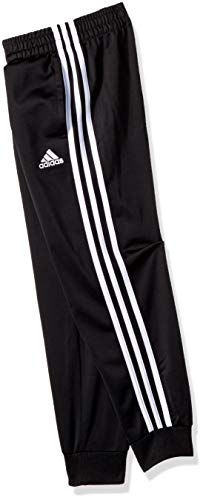 adidas Boys' Big Tricot Jogger Pant, Iconic Black, S (8) from adidas