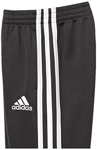 adidas Boys' Big Tricot Jogger Pant, Iconic Black, S (8) from adidas