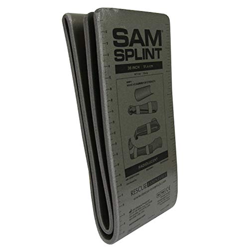 SAMÂ® Splint Combo Pack (2-36" SPLINTS, 2-18" SPLINTS, 2-9" SPLINTS, 2 Finger SPLINTS, & 4 COHESIVE WRAP) by Rescue Essentials