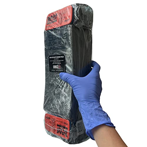 SAMÂ® Splint Combo Pack (2-36" SPLINTS, 2-18" SPLINTS, 2-9" SPLINTS, 2 Finger SPLINTS, & 4 COHESIVE WRAP) by Rescue Essentials