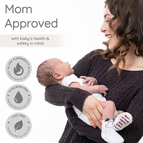 Baby Socks Gift Set - Newborn Baby Gifts for Boys & Girls - 7 Unique Pairs - Cute & Funny Gender Neutral Baby Shower Gift & Unisex Registry Idea by ZIRI & ZANE