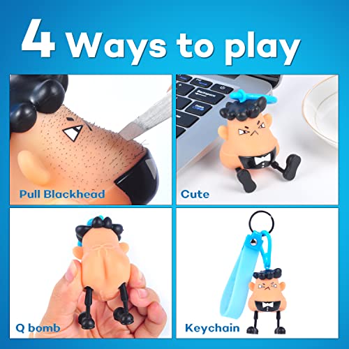 Angel's Wonderland 3PCS(Polka+Master+Peekaboo) Blackheads Remover Toy,Skin Picking Fidget Toys,Pimple Popper Toys as Party Favors Gifts Gag Novelty Gifts,Hair Pulling Fidget Toys, Anti Anxiety Toys by Angel's Wonderland