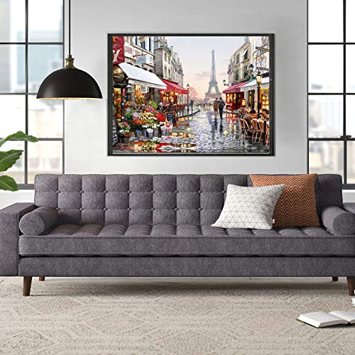 Jigsaw Puzzles 1000 Pieces for Adults - Paris Jigsaw Puzzle with Letters on Back - Premium Cardboard Perfect Interlocking Clear Printingï¼28Ã20Inï¼ by Andmei
