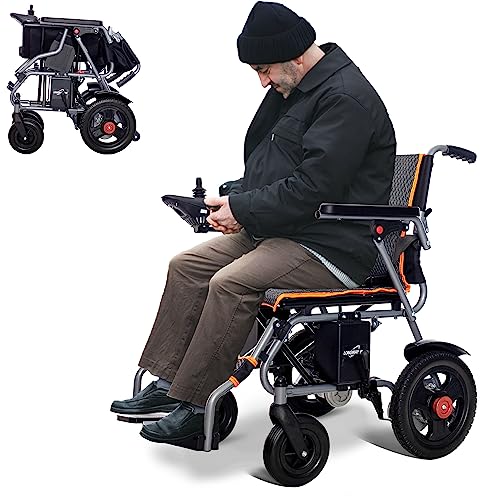Healhome All Terrain Electric Wheelchairs for Adults, Durable Foldable Motorized Wheelchair - Lightweight Electric Wheelchairs for Senior Living - Easy to Use - Ships from USA by Healhome