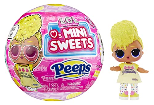 LOL Surprise Loves Mini Sweets Peeps- Tough Chick with Collectible Doll, 7 Surprises, Spring Theme, Peeps Limited Edition Doll- Great Gift for Girls Age 4+ from MGA Entertainment