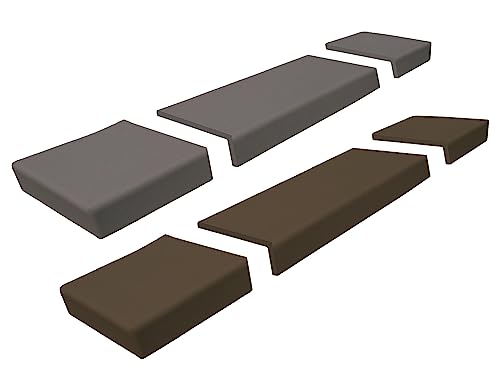 Baby Safety Foam Soft Seat Edge Cushion Fireplace Hearth Guard Bumper Pad Child Proof Padding (Large, Gray-fits Width from-81-104") from Baby Safety Foam