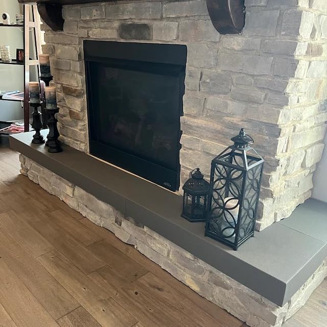 Baby Safety Foam Soft Seat Edge Cushion Fireplace Hearth Guard Bumper Pad Child Proof Padding (Large, Gray-fits Width from-81-104") from Baby Safety Foam