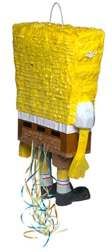 SpongeBob SquarePants Pinata, Pull String by Unique Party Favors