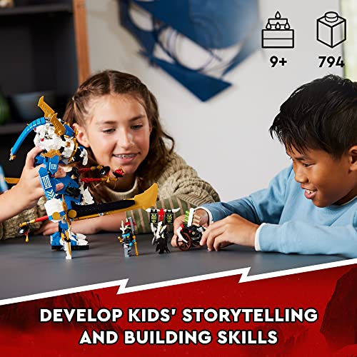LEGO NINJAGO Jayâs Titan Mech 71785 Building Toy Set for Kids, Boys, and Girls Ages 9+ (794 Pieces) from LEGO