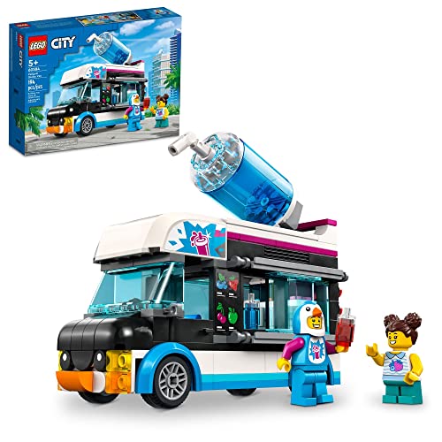LEGO City Penguin Slushy Van 60384 Building Toy Set for Kids, Boys, and Girls Ages 5+ (194 Pieces) from LEGO