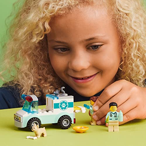 LEGO City Vet Van Rescue 60382 Building Toy Set for Preschool Kids, Boys, and Girls Ages 4+ (58 Pieces) from LEGO