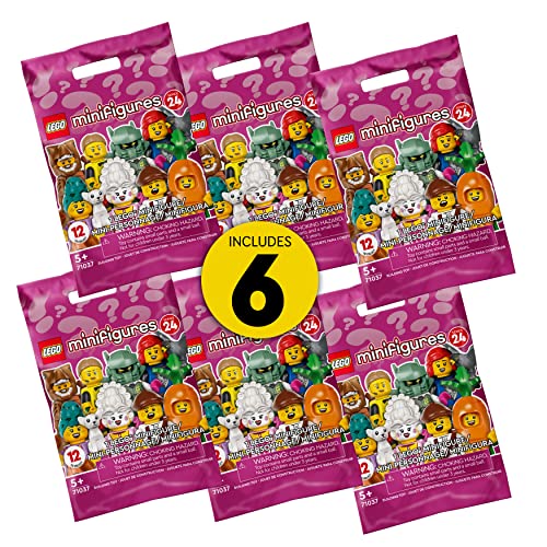 LEGO Minifigures Series 24 6-Pack 66733 Building Toy Set for Kids, Boys, and Girls Ages 5+ from LEGO
