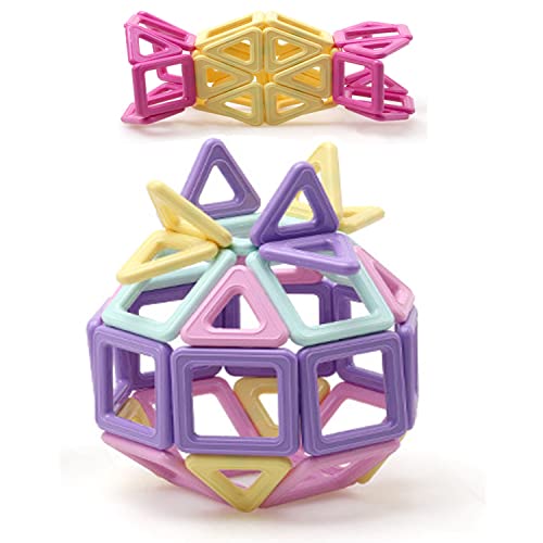 RockSwan Magnetic Blocks Tough Building Tiles STEM Toys for 3+ Year Old Boys and Girls Learning by Playing Games for Toddlers Kids Toys Compatible with Major Brands Building Blocks - Starter Set(S-31) from RockSwan