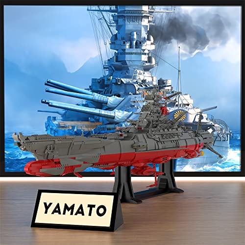 Sayotoo Spaceship Battleship UCS Model Building Kit, Space Battleship UCS Building Block Sets,Yamat Warship Building Blocks Toy,Military Battleship Toys, Gift for Adults and Kids (5,325 Pieces) by Sayotoo