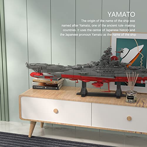 Sayotoo Spaceship Battleship UCS Model Building Kit, Space Battleship UCS Building Block Sets,Yamat Warship Building Blocks Toy,Military Battleship Toys, Gift for Adults and Kids (5,325 Pieces) by Sayotoo