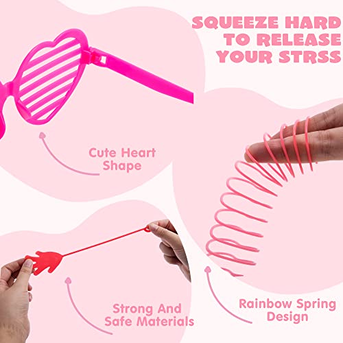 JOYIN 28 Pack Kids Valentines Day Gift Assorted Novelty Toy Set for Valentine's Classroom Exchange Prizes, Valentine Party Favors by Joyin Inc