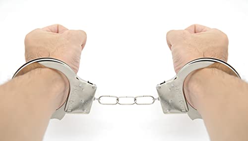 Handcuffs for Kids Safety Toy Cop Cuffs with Key Police Officer Role Play Cowboy Sheriff Halloween Costume for Kids from Zitokin