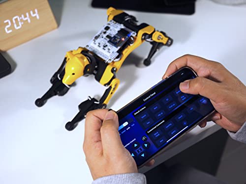 Petoi Bittle Robot Dog Robotics Kit(Construction) - Coding Robot Building Kit, Programmable Open Source, STEM/Coding/Robotics Educational Toy, 3D Puzzle Assembly, Sophisticated Motions, App Control by Petoi