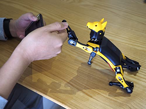 Petoi Bittle Robot Dog Robotics Kit(Construction) - Coding Robot Building Kit, Programmable Open Source, STEM/Coding/Robotics Educational Toy, 3D Puzzle Assembly, Sophisticated Motions, App Control by Petoi