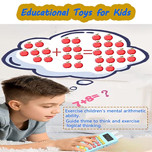 Math Games for Kids Toys 5-10 Year Old Boy,Talking Math Manipulatives Educational Machine 13 Modes Addition and Subtraction Games,Learning Activities Easter Gifts for Boys Kids Age 6-12 by DQMOON