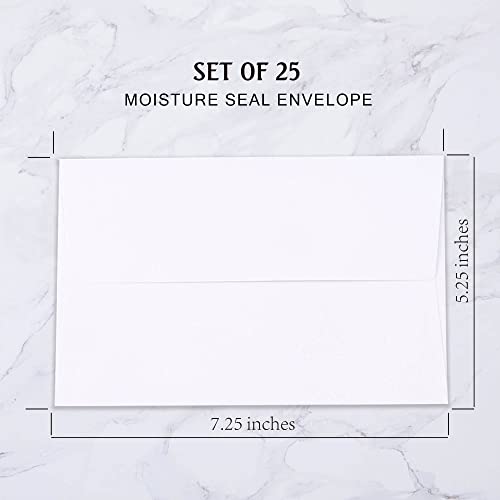 25 Double-Sided Greenery Baby Shower Invitation Set with Envelopes - Gender Neutral Blank Fill-in Invites for Boy or Girl - Includes Double-Sided Books for Baby, Double-Sided Diaper Raffle, Thank You Cards and Seals from 