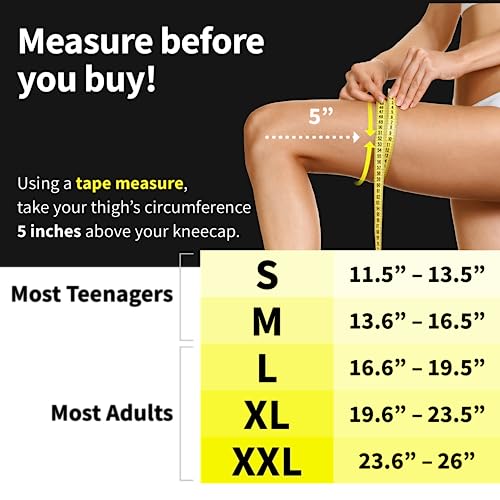 Powerlix Compression Knee Sleeve for Women & Men, Medical Knee Brace for Arthritis & Knee Pain Relief, meniscus tear & Injury Recovery, Knee Support & Protection for Working out, Running & All Sports by Powerlix