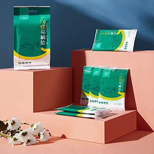 Ditind Toilet Seat Covers Disposable, 30 Pcs Toilet Seat Covers for Travel Accessories (15.8Ã23.6 inch), Extra Large PE Film Travel Toilet Mats Covers for Kids and Adults Potty Training from Ditind