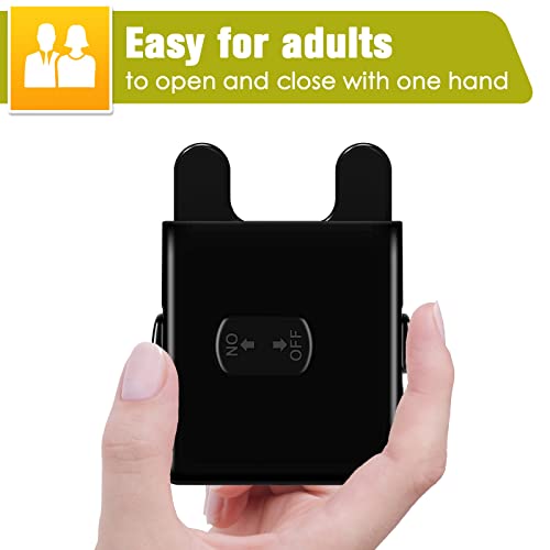 Oven Lock Child Safety (2 Pack) White Heat-Resistant Childproof Oven Door Locks with Extra Adhesives Baby Oven Safety Locks No Tools Need or Drill by womhom