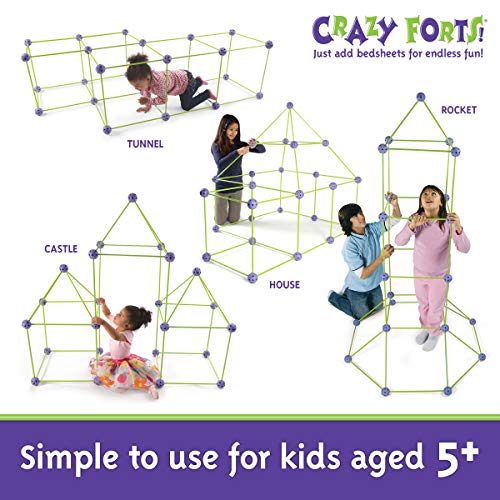Crazy Forts, Purple, 69 Pieces by Crazy Forts
