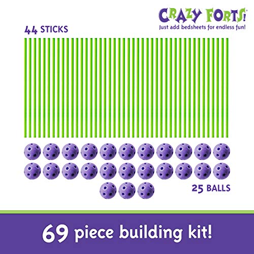 Crazy Forts, Purple, 69 Pieces by Crazy Forts