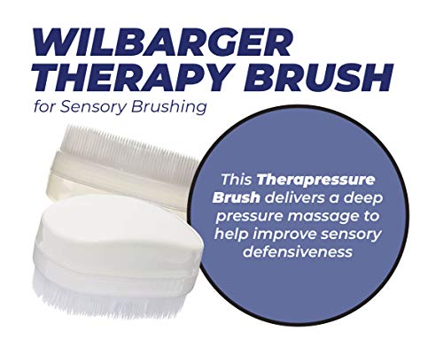 Wilbarger Therapy Brush, 6 Pack â Therapressure Brush for Occupational Therapy for Sensory Brushing â Designed by Patricia Wilbarger â Use as Part of The Wilbarger Brushing Protocol by Clipper Mill