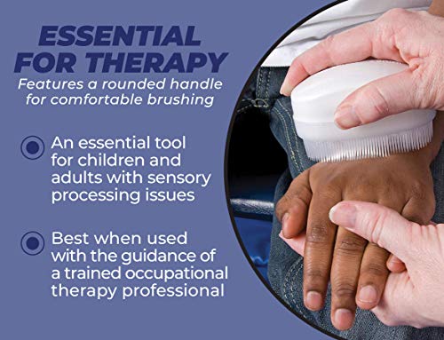 Wilbarger Therapy Brush, 6 Pack â Therapressure Brush for Occupational Therapy for Sensory Brushing â Designed by Patricia Wilbarger â Use as Part of The Wilbarger Brushing Protocol by Clipper Mill