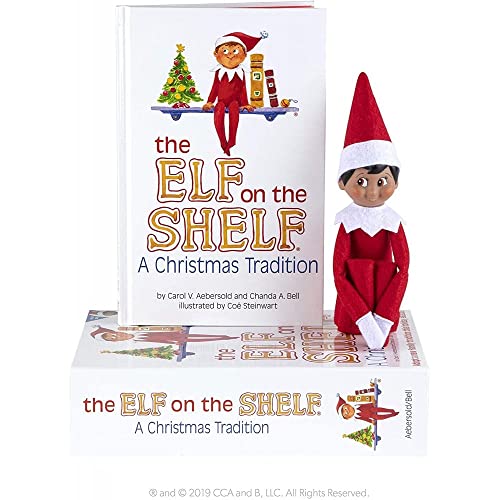 Elf On The Shelf Scout Boy (Brown Eyed Boy) with Karate Kicks Set Bundle by CCA&B LLC